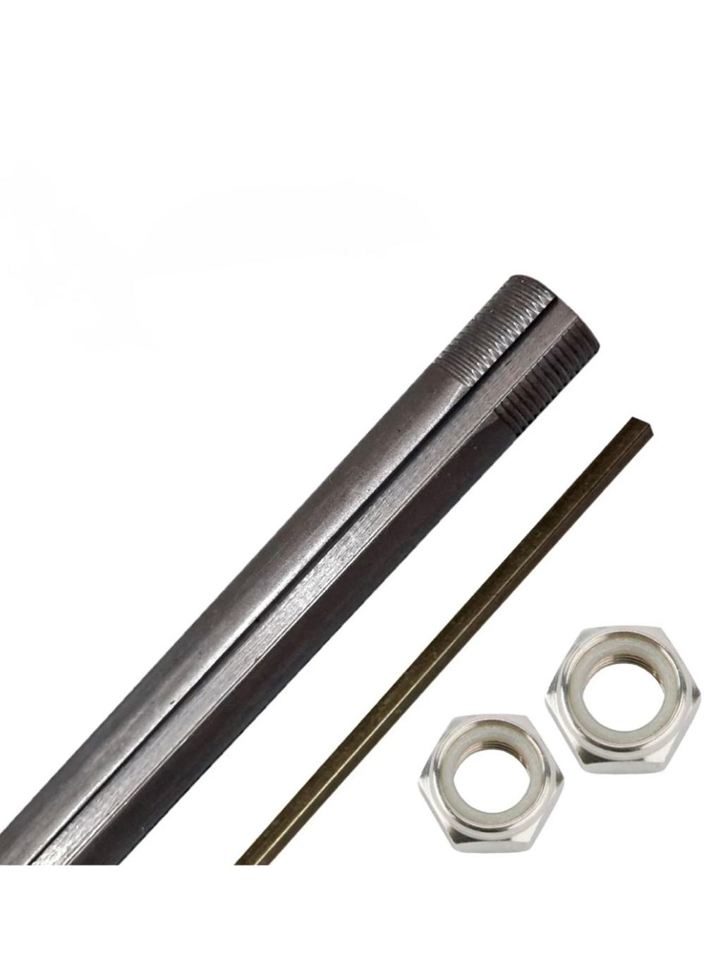 1-x-38-live-axle-with-1-4-keyway-for-go-kart-drift-trike-mini-bike 1" x 38" Live Axle with 1/4" Keyway for Go Kart, Drift Trike, Mini Bike - Image 1